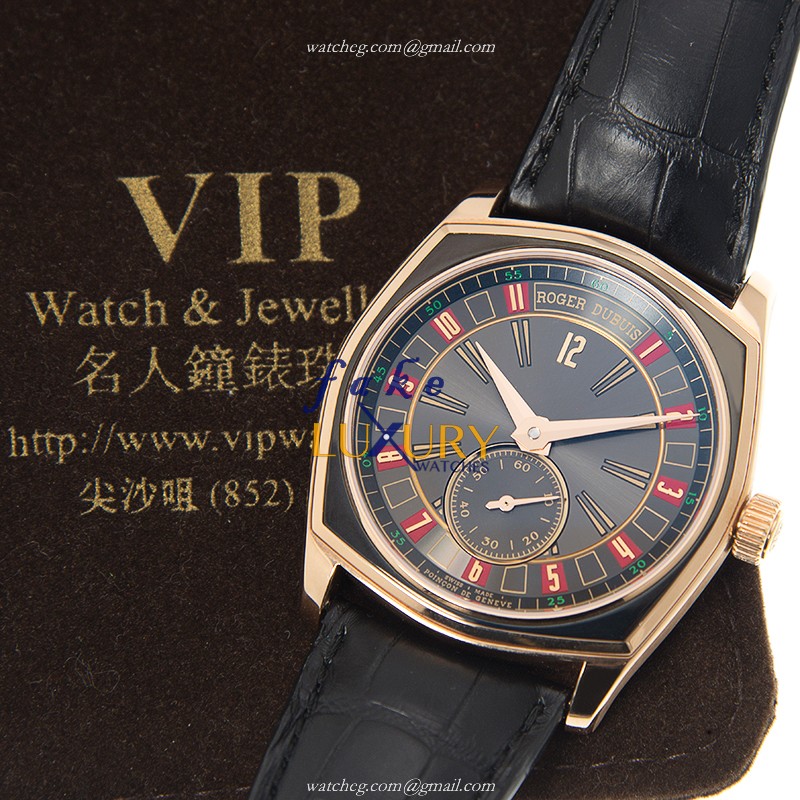 RDDBMG0026 - Roger Dubuis La Monegasque Replica Watch - 18kt Rose Gold Gray Dial - Image 5