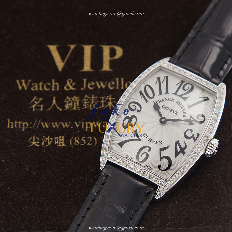 Franck Muller 2852 QZ D 1R AC Replica Watch, Silver Dial, Steel Case, Quartz Movement - Image 5