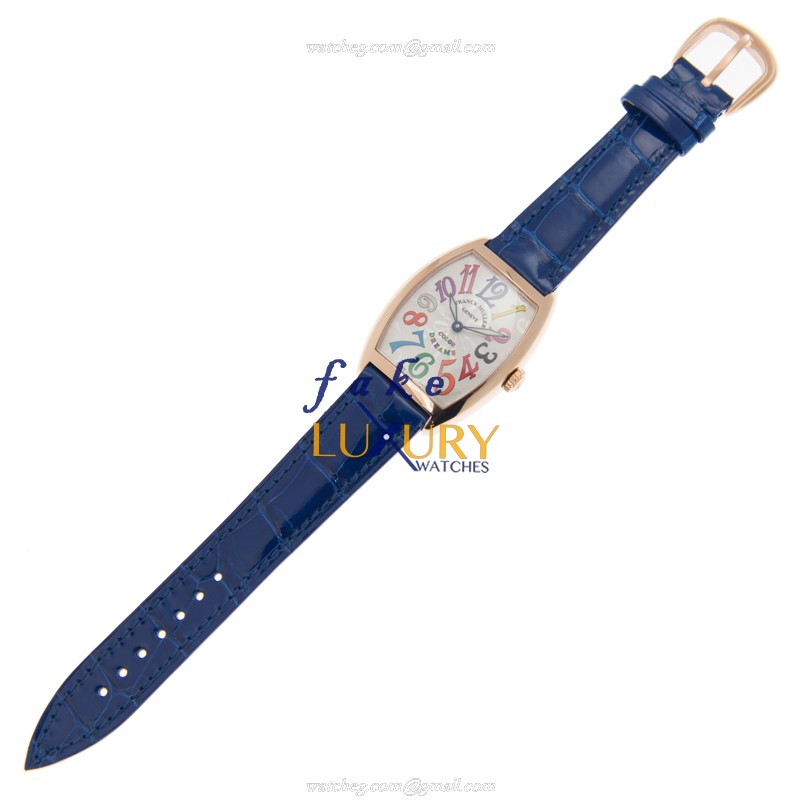 Franck Muller 7502 QZ COL DRM 5N | Quartz | 18kt Rose Gold | Replica Watch - Image 2