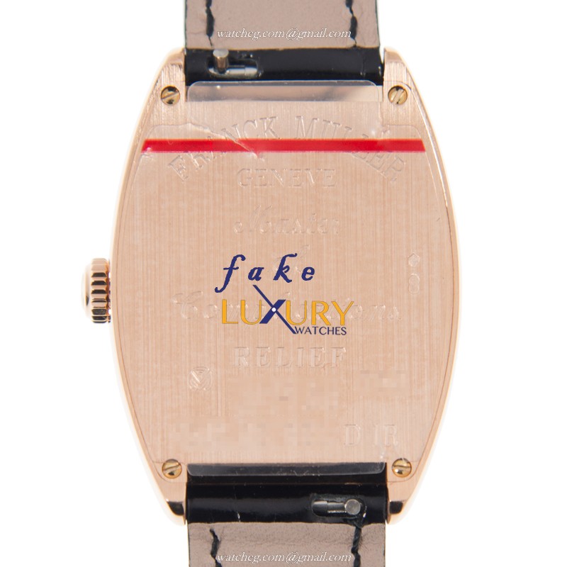 Franck Muller 7502 QZ REL D 1R 5N CINTREE CURVEX Quartz 18kt Rose Gold & Diamond Replica Watch - Image 3