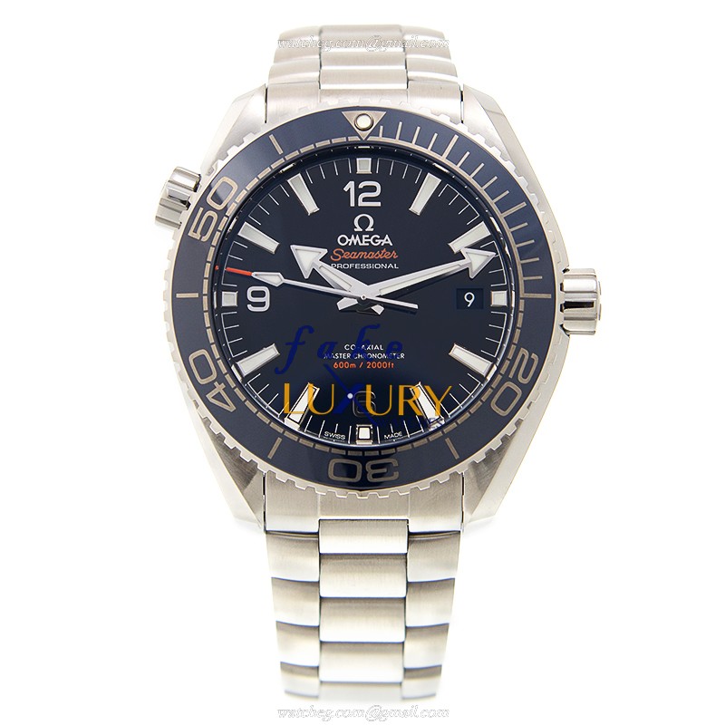 Omega 215.30.44.21.03.001 SEAMASTER Automatic Stainless Steel Replica Watch, Blue Dial, Silver Strap - Image 2