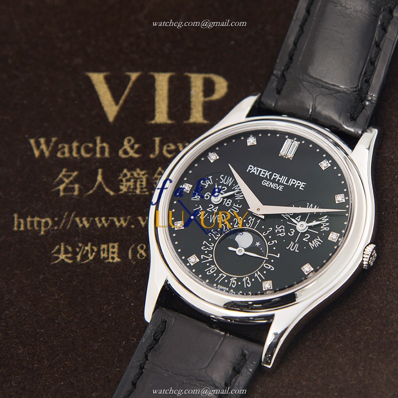 Patek Philippe 5140P-013 Grand Complications Replica Watch, Black Dial, Platinum Case, Automatic - Image 5