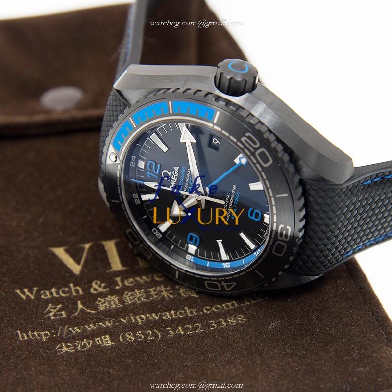 Omega Seamaster 215.92.46.22.01.002 - Automatic - Black Dial - Ceramic - Rubber Strap - Replica - Image 5