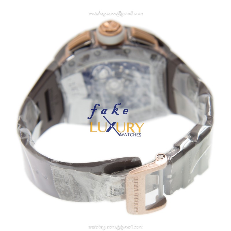 Richard Mille RM011-AN-RG-TZP-Z FELIPE MASSA Gray Dial Automatic Ceramic Replica Watch - Image 5