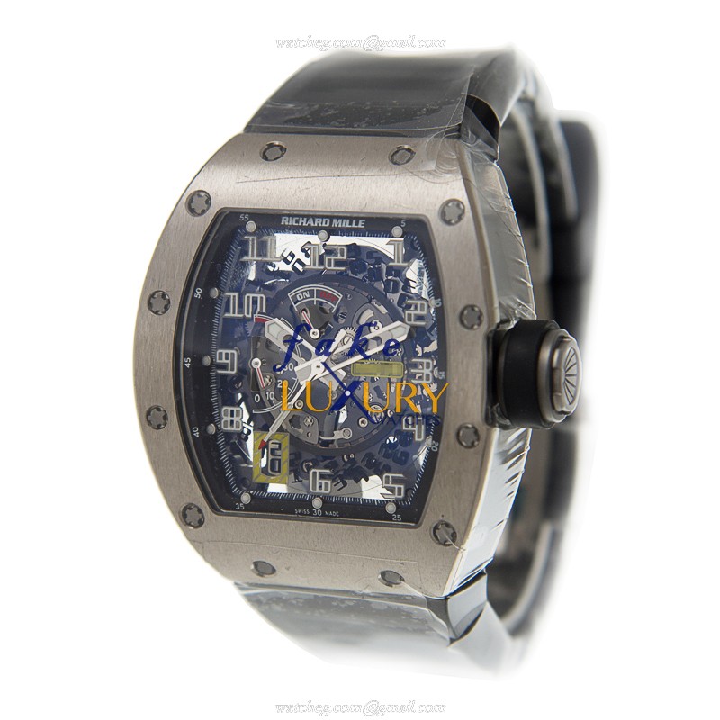 Richard Mille RM030-AL WG Replica Watch, 18kt White Gold Case, Transparent Skull Dial, Automatic - Image 3