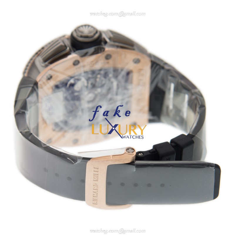 Richard Mille RM011-RG-FELIPE MASSA - Replica Watch - Automatic - 18kt Rose Gold - Gray Dial - Image 5