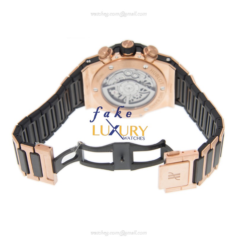 Hublot 411.OM.1180.OM | Automatic | Titanium Case | Dark Grey Dial | Gold 18kt Rose Gold Strap - Image 5