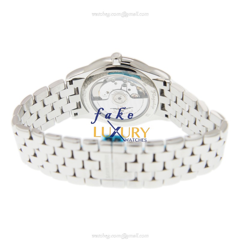Longines FLAGSHIP L4.874.4.96.6 | Automatic | Blue Dial Silver Strap | Steel | Replica Watch - Image 4
