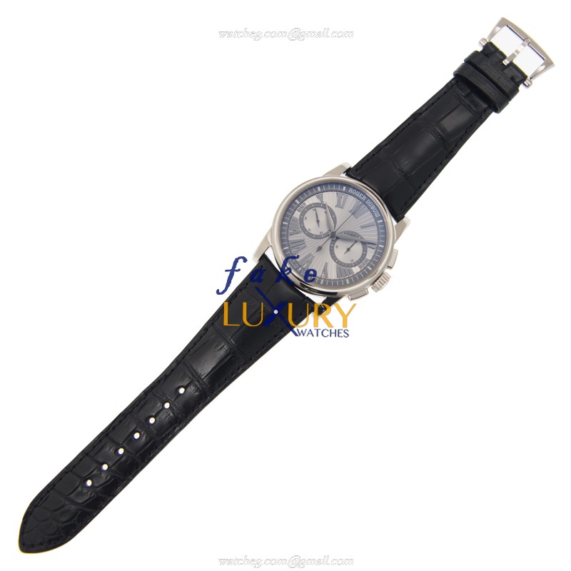 Roger Dubuis DBHO0567 Homme Automatic 18kt White Gold Silver Dial Replica Watch - Image 2