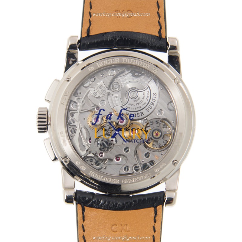 Roger Dubuis DBHO0567 Homme Automatic 18kt White Gold Silver Dial Replica Watch - Image 3