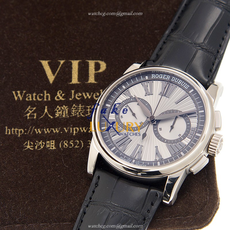 Roger Dubuis DBHO0567 Homme Automatic 18kt White Gold Silver Dial Replica Watch - Image 5