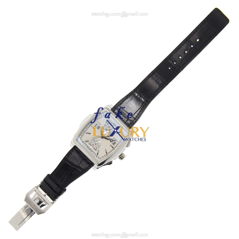 IWC Da Vinci IW376101 Automatic 18kt White Gold Silver Dial Black Alligator Strap Replica Watch - Image 2