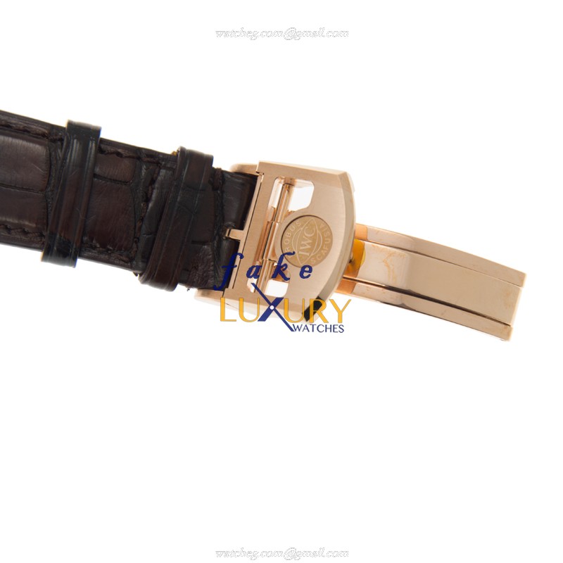 IW397202 - IWC Portuguese Replica Watch Automatic 18kt Rose Gold Black Dial - Image 4