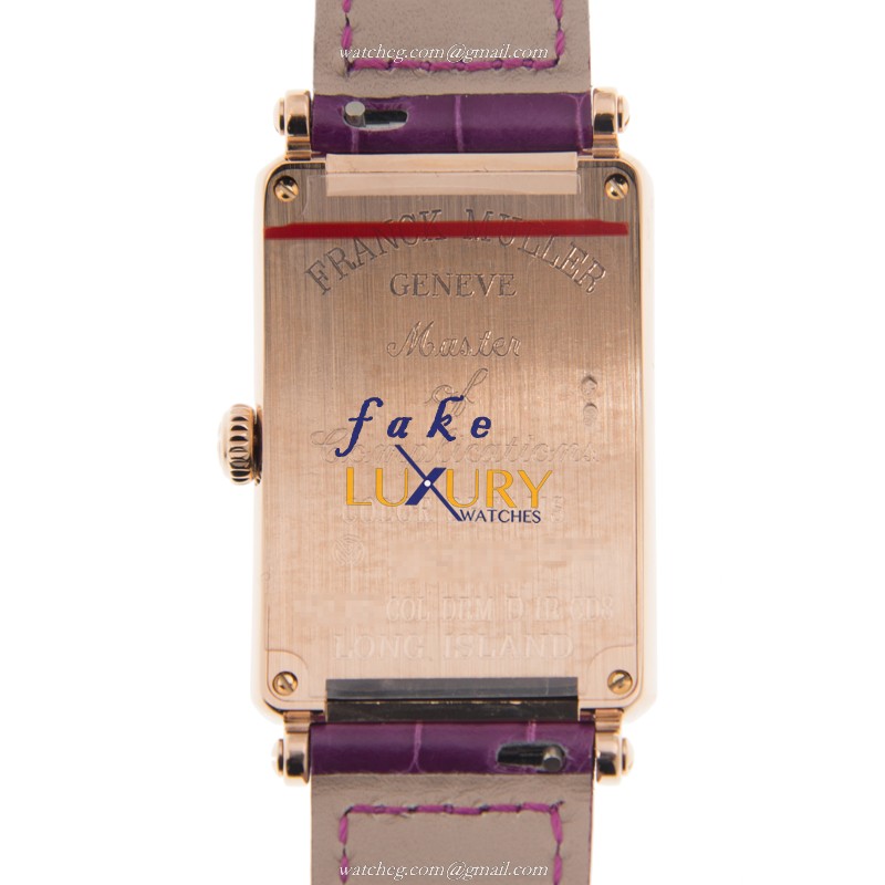 Franck Muller 952 QZ COL DRM D 1R CD8 5N - Replica Watch - Quartz - 18kt Rose Gold - Silver Dial - Image 3