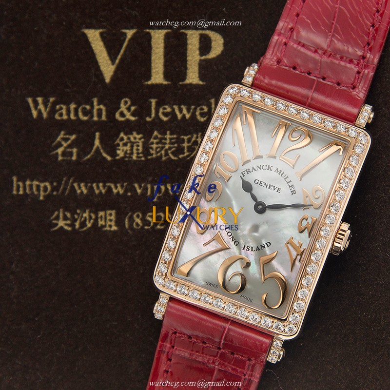 Franck Muller 952 QZ REL MOP D 1R 5N - Replica Watch - Quartz - 18kt Rose Gold - 26mm Case - Image 5