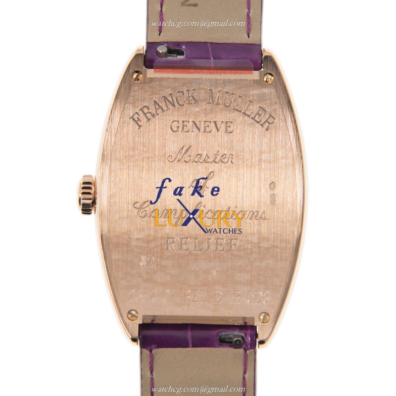 Franck Muller 2852 QZ REL D 1R CD8 5N Replica Watch, Silver Dial, Rose Gold Case, Quartz Movement - Image 3