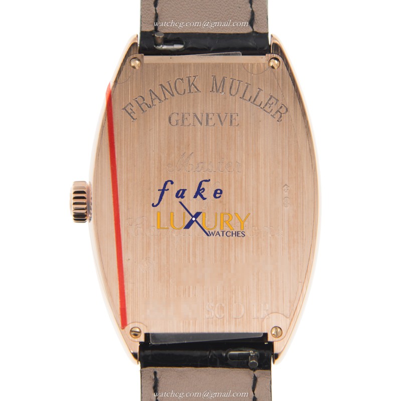 Franck Muller 5851 M SC D 1R 5N Cintree Curvex Replica Watch Automatic Rose Gold Diamonds Silver - Image 3
