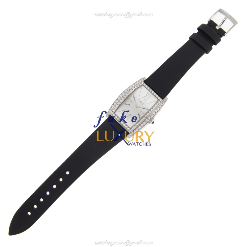 Piaget G0A41198 Limelight Manual Wind 18kt White Gold Diamond 27mm Replica Watch - Image 2