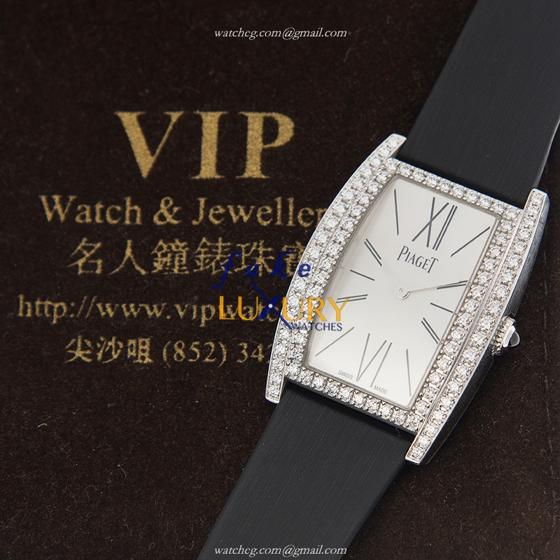 Piaget G0A41198 Limelight Manual Wind 18kt White Gold Diamond 27mm Replica Watch - Image 5