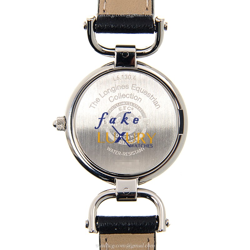 Longines L6.130.4.57.0 Replica Watch, Quartz Movement, Black Dial, 26.5mm Steel Case - Image 3