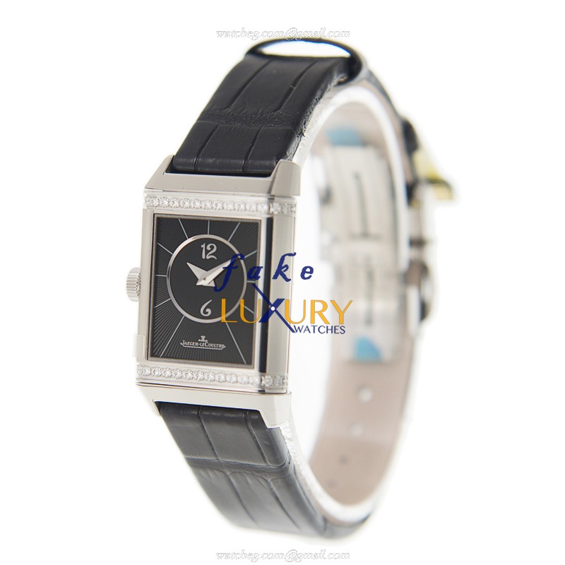 Jaeger-Lecoultre Q2668430 REVERSO Automatic Black Dial Stainless Steel Clone Watch - Image 3