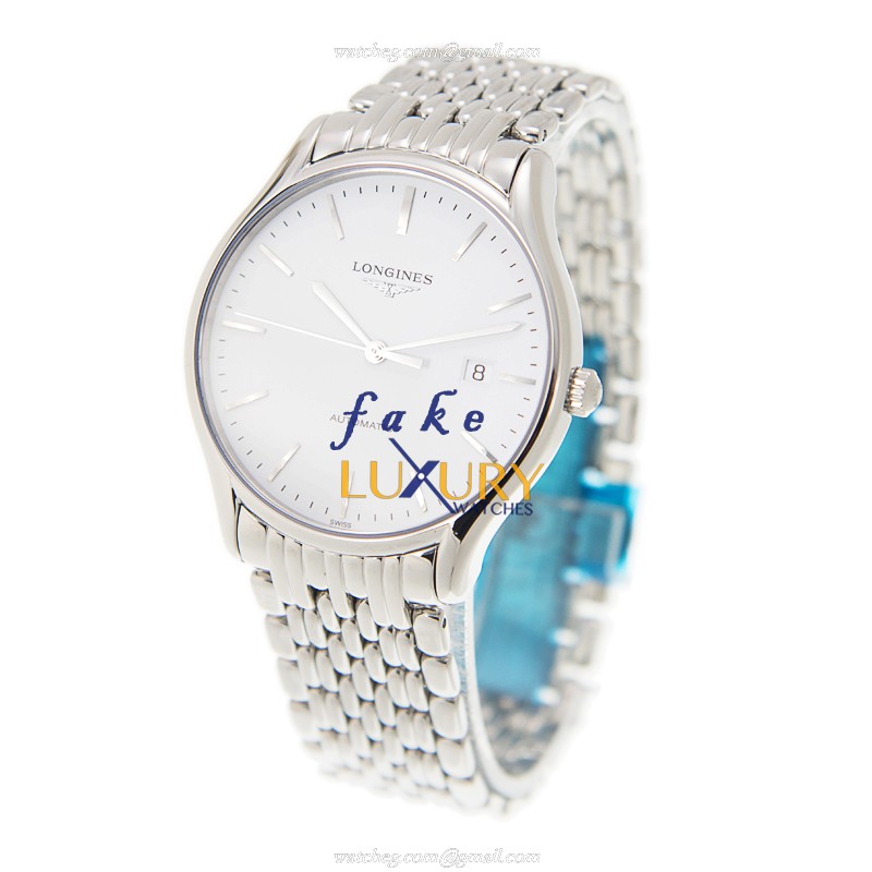 Longines L4.960.4.12.6 Replica Watch, Automatic, White Dial, Stainless Steel Case - Image 3