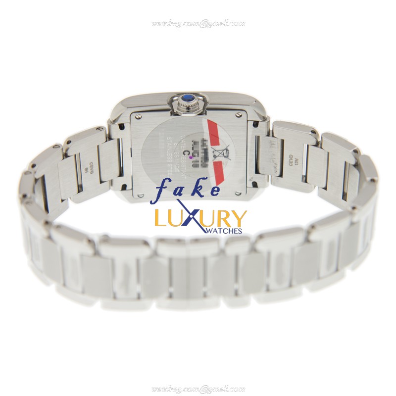 Cartier W4TA0004 Replica Watch, Quartz Movement, Silver Dial & Strap, Stainless Steel Case - Image 4