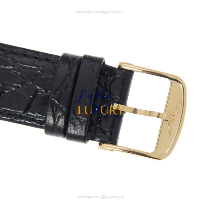 Longines L4.790.2.32.2 PRESENCE Quartz Gold-Plated Stainless Steel Replica Watch - Alligator Black - Image 4