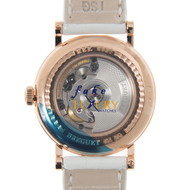 Breguet 9087BR/52/964 CLASSIC Replica Watch, Automatic, Silver Dial, 18kt Rose Gold Case - Image 3