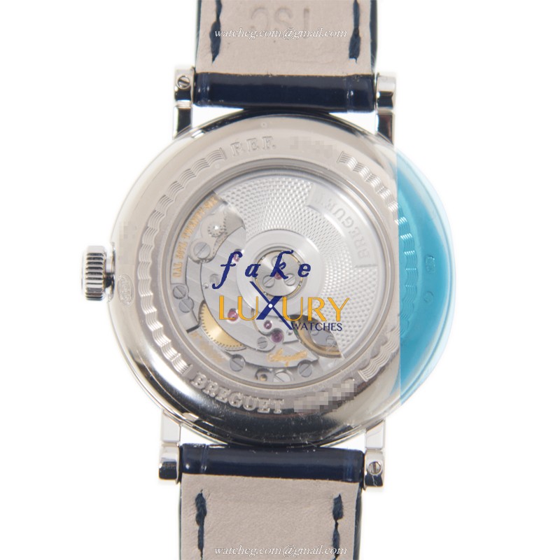 Breguet 9088BB/52/964/DD0D Classic Replica Watch, Automatic Movement, Silver Dial, 18kt White Gold - Image 3