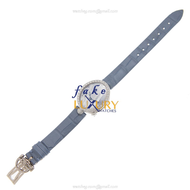 Breguet Reine De Naples 9818BB/5V/922/DD0D Automatic 18kt White Gold Diamond Light Purple Dial - Image 2