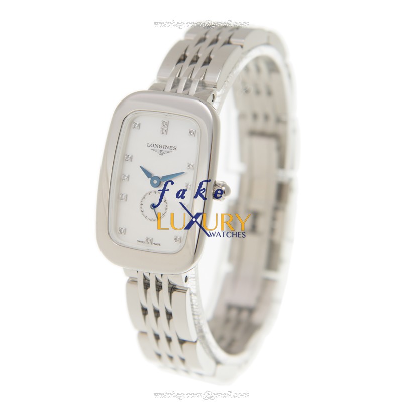 Longines L6.141.4.87.6 EQUESTRIAN Replica Watch Quartz White Dial Stainless Steel Case Silver Strap - Image 3
