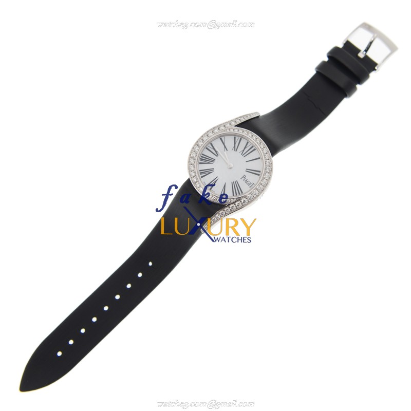 Piaget G0A41260 Limelight Manual Wind 18kt White Gold Diamond White Dial Replica Watch - Image 2