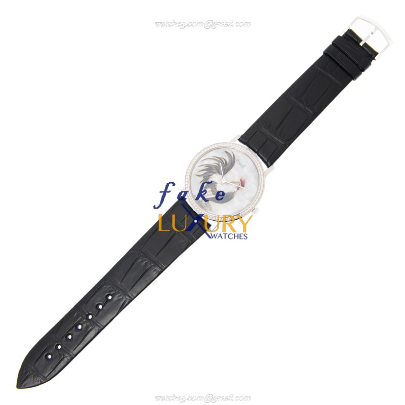 Piaget G0A41540 Altiplano Replica Watch, Manual Wind, White Dial, 18kt White Gold & Diamond Case - Image 2