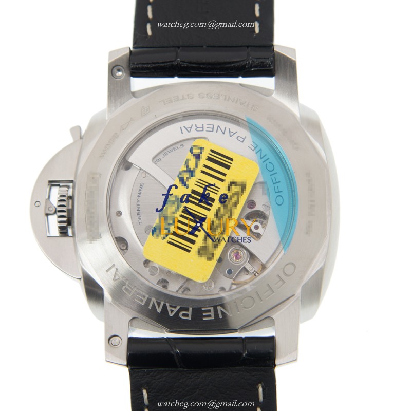 Panerai Luminor PAM00321 Automatic 44mm Stainless Steel Black Dial Replica Watch - Image 3
