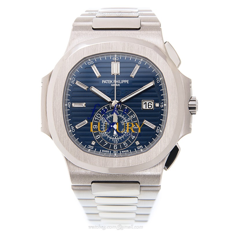 5976/1G-001 - Patek Philippe Nautilus Replica Watch Automatic Blue Dial White Gold - Image 2