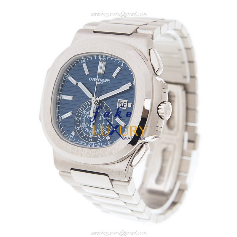 5976/1G-001 - Patek Philippe Nautilus Replica Watch Automatic Blue Dial White Gold - Image 3