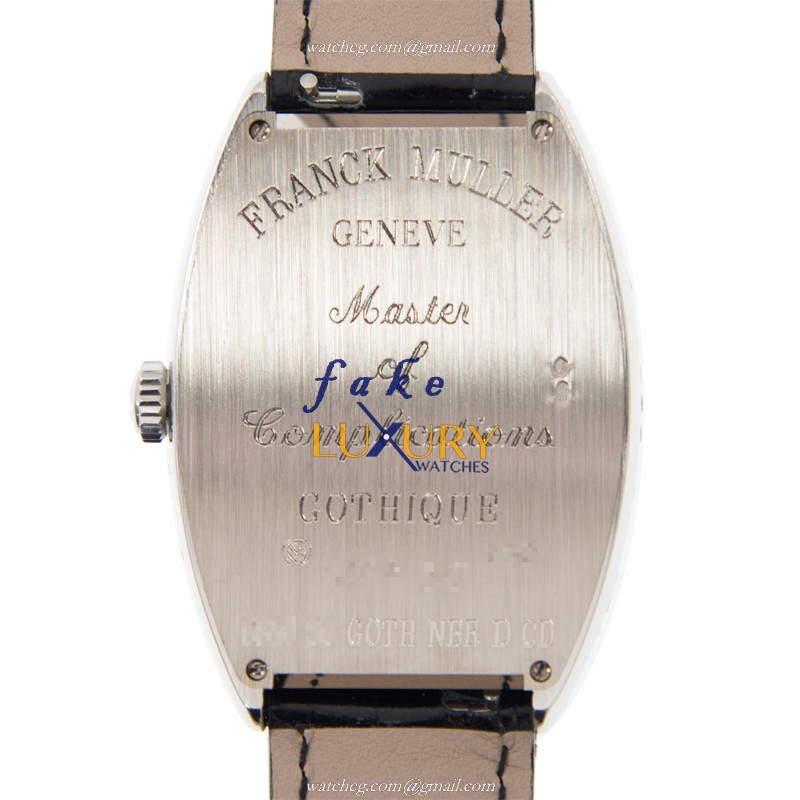 Franck Muller 6850 SC GOTH NBR D CD OG Replica Watch, Automatic Movement, 18kt White Gold & Diamond - Image 3