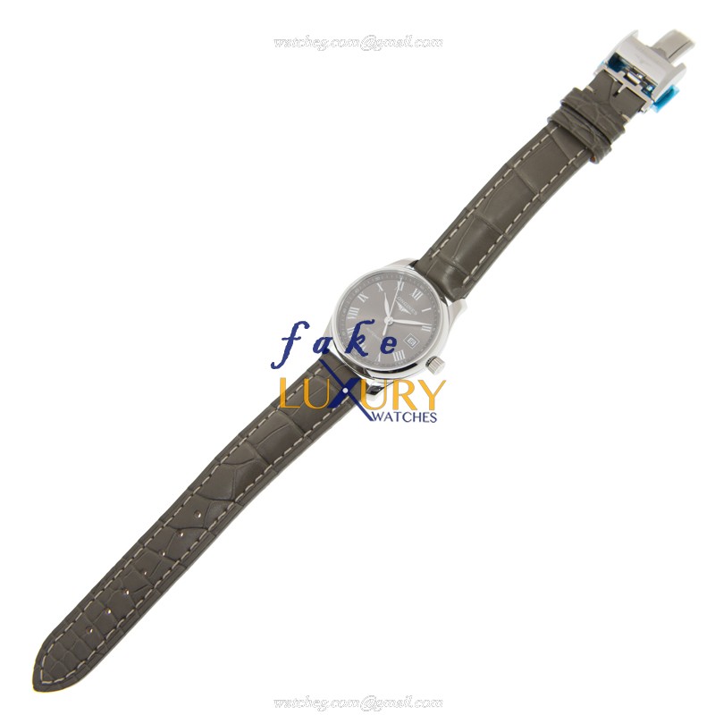 Longines L2.257.4.71.3 Master Replica Watch, Automatic Movement, Brown Dial, Alligator Strap - Image 2