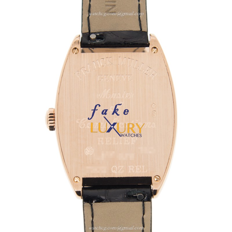 Franck Muller 7502 QZ REL 5N Cintree Curvex Replica Watch, Quartz Movement, 18kt Rose Gold Case - Image 3
