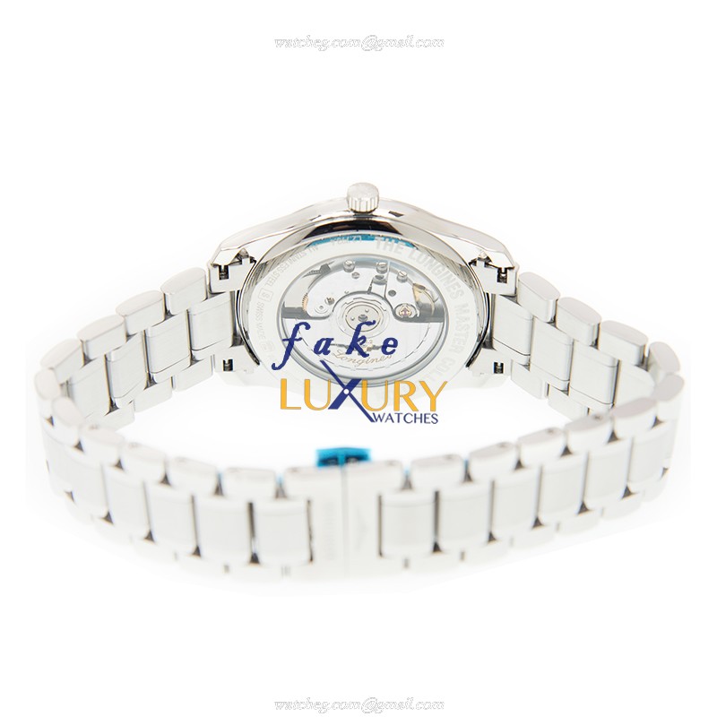 Longines Master L2.793.4.77.6 - Replica Watch - 40mm Automatic - White Dial Steel Bracelet - Image 4