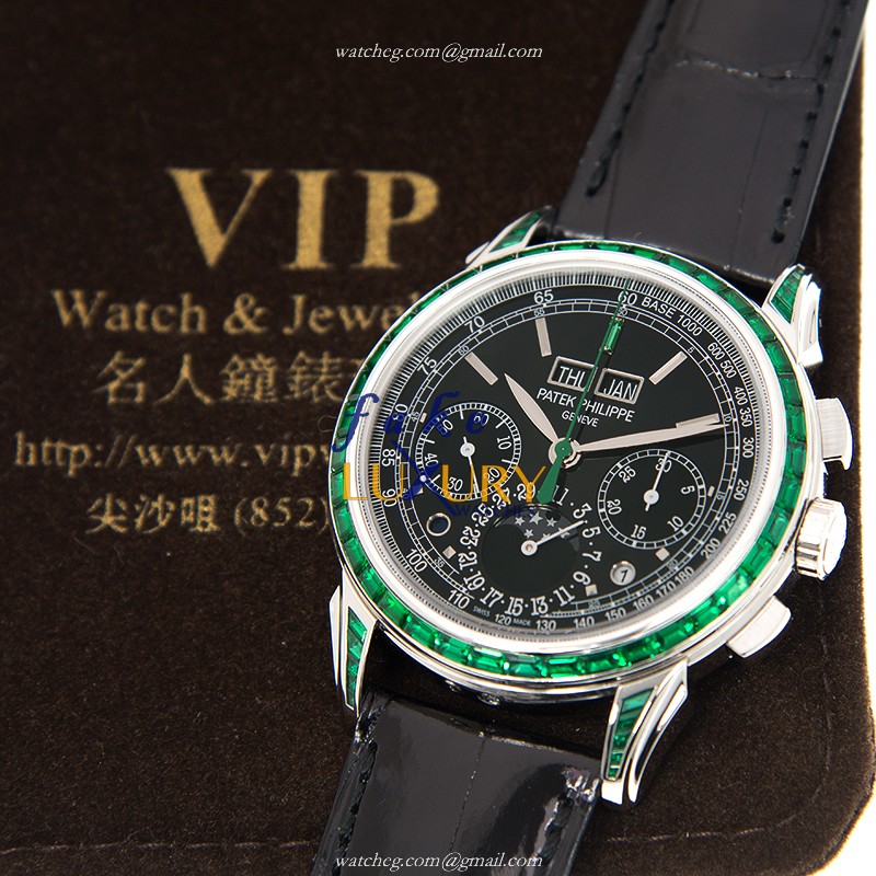5271-13P-001 - Patek Philippe Grand Complications Replica Watch - 950 Platinum Manual Wind Black - Image 5