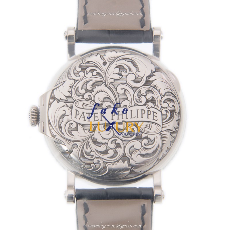 Patek Philippe 5160-500G-001 Replica Watch, Automatic, White Dial, 18kt White Gold Case, 38mm - Image 3