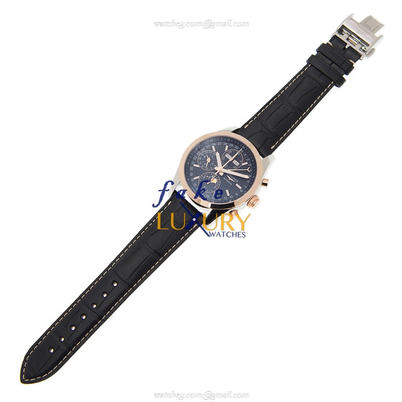 Longines Conquest L2.798.5.52.3 Replica Watch, Automatic Movement, Black Dial, Rose Gold & Steel - Image 2