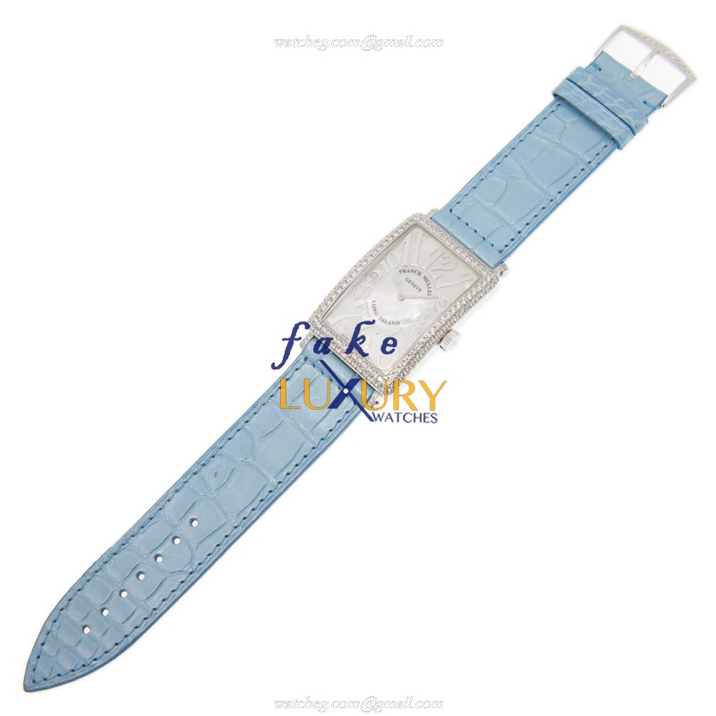 Franck Muller 1002 QZ REL MOP D AC LONG ISLAND Quartz Stainless Steel & Diamonds | 1002 QZ REL MOP - Image 2