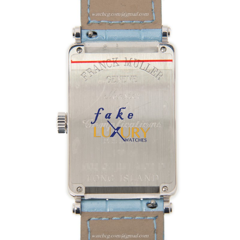 Franck Muller 1002 QZ REL MOP D AC LONG ISLAND Quartz Stainless Steel & Diamonds | 1002 QZ REL MOP - Image 3