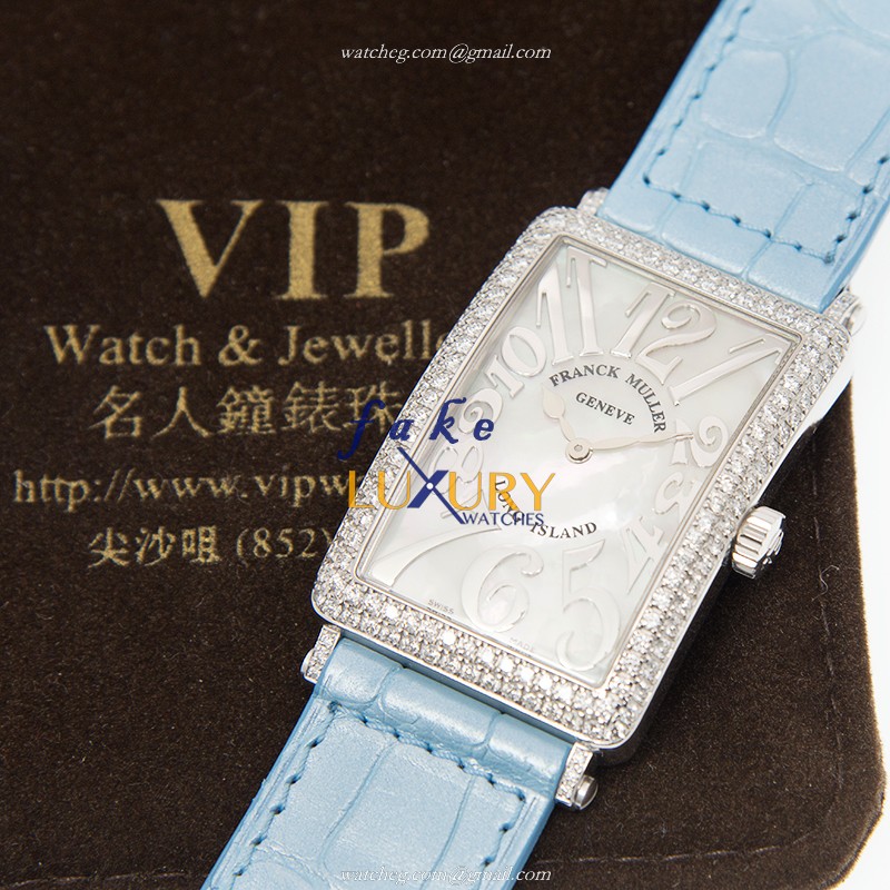 Franck Muller 1002 QZ REL MOP D AC LONG ISLAND Quartz Stainless Steel & Diamonds | 1002 QZ REL MOP - Image 5