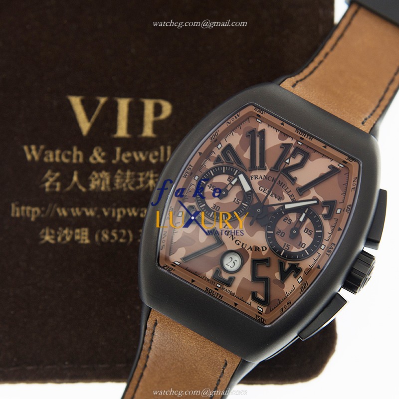 Franck Muller V45CCDTCAMOUFLAGE-TT.NR.MC.SB-VANGUARD Automatic Titanium Replica Watch - Image 5