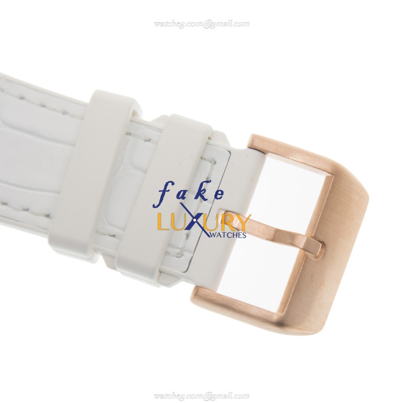 Franck Muller V 45 SC DT 5N.BR.BC Vanguard Replica Watch, White Dial, Rose Gold Case, Automatic - Image 4