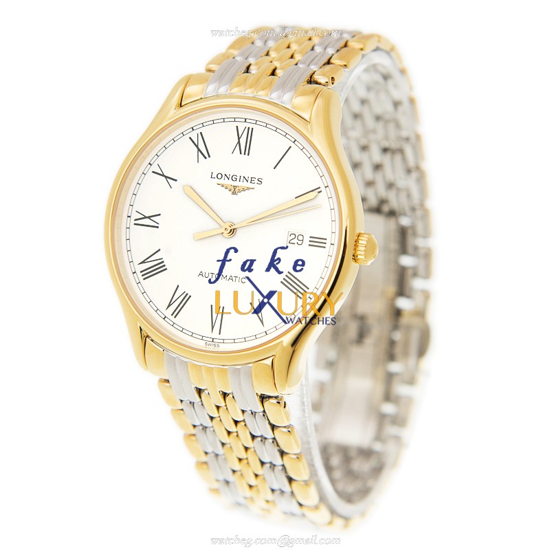 Longines Lyre Replica Watch L4.960.2.11.7 Automatic Movement White Dial 38.5mm 18kt Rose Gold Steel - Image 3
